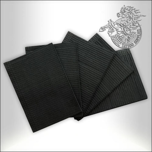 Dental Bibs 50pcs - Black