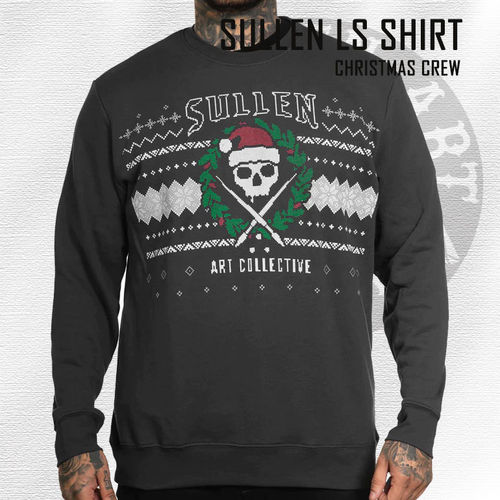 Sullen - Christmas Crew Long Sleeve - Vintage Black