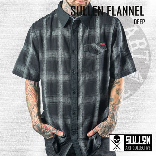 Sullen Deep Short Sleeve Button Up Flannel