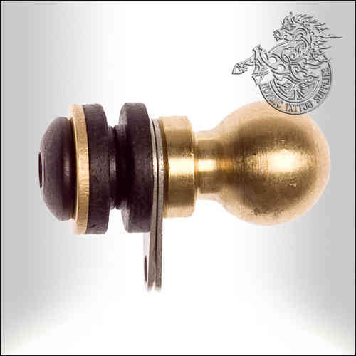 Eikon Binding Post - Back Sphere Vertical, Brass