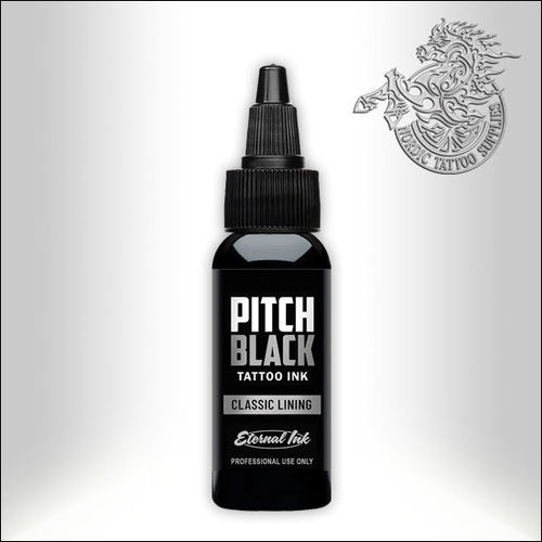 Eternal Ink 30ml Pitch Black Classic Lining