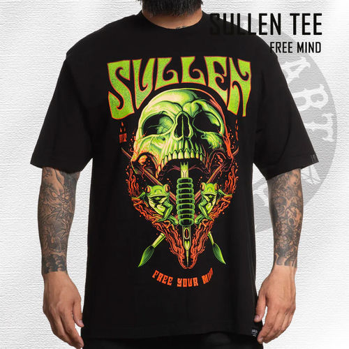 Sullen - Free Mind Tee - Jet Black