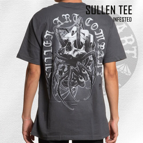 Sullen - Infested Premium Tee - Charcoal Grey