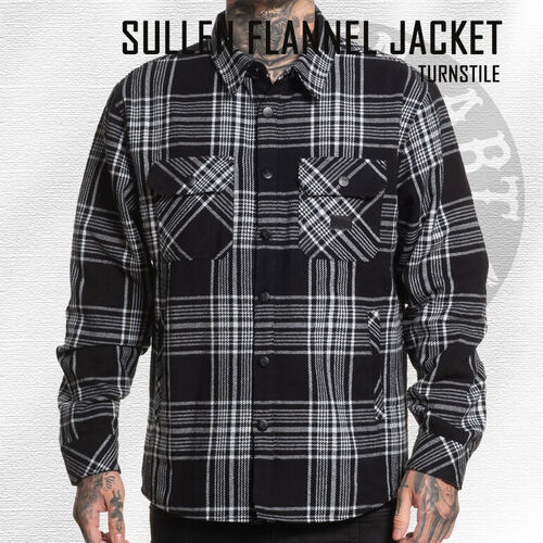 Sullen - Turnstile Flannel Shirt Jacket - Black