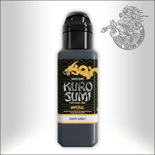 Kuro Sumi Imperial Ink - Goth Grey 44ml