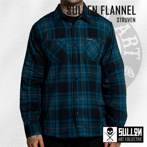 Sullen - Struven Flannel - Black/Blue