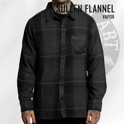 Sullen - Vapor Flannel - Black/Grey