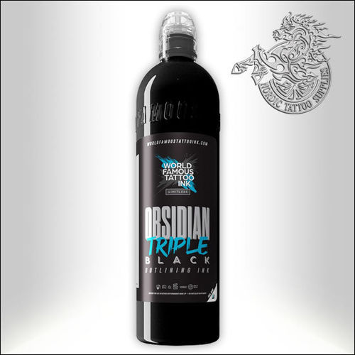 World Famous Ink Limitless 240ml - Obsidian Triple Black Outlining