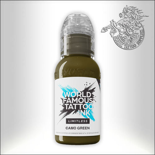 World Famous Ink Limitless 30ml - Camo Green