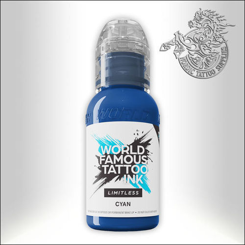 World Famous Ink Limitless 30ml - Cyan