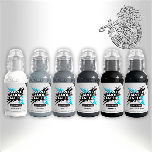 World Famous Ink Limitless Noire Ink Set V2 6x30ml