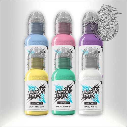 World Famous Ink Limitless Pastel Color Set 6x30ml