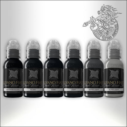 World Famous Ink Limitless Silvano Fiato Blackwash Set 6x30ml